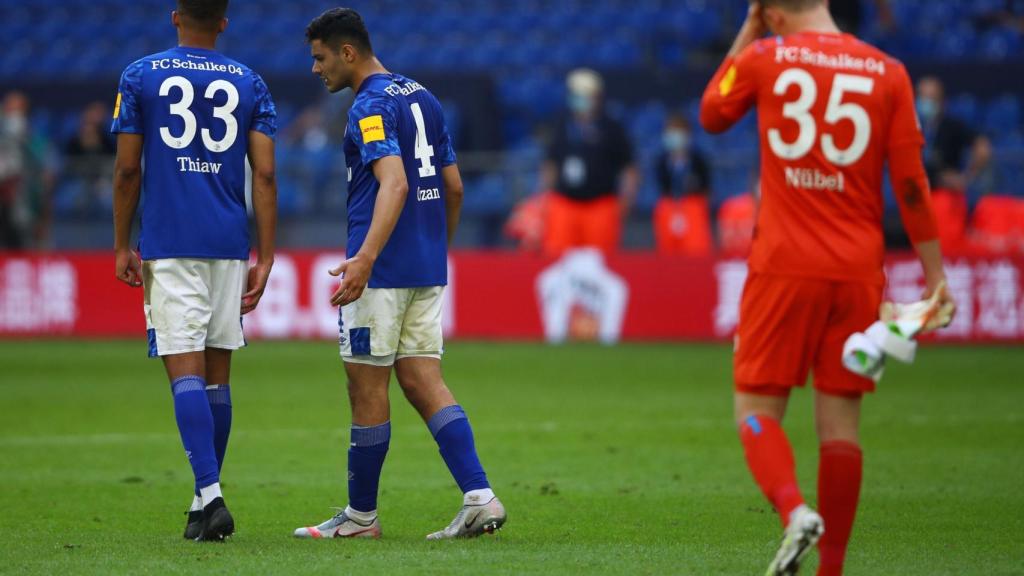 El Schalke tras una derrota en la Bundesliga