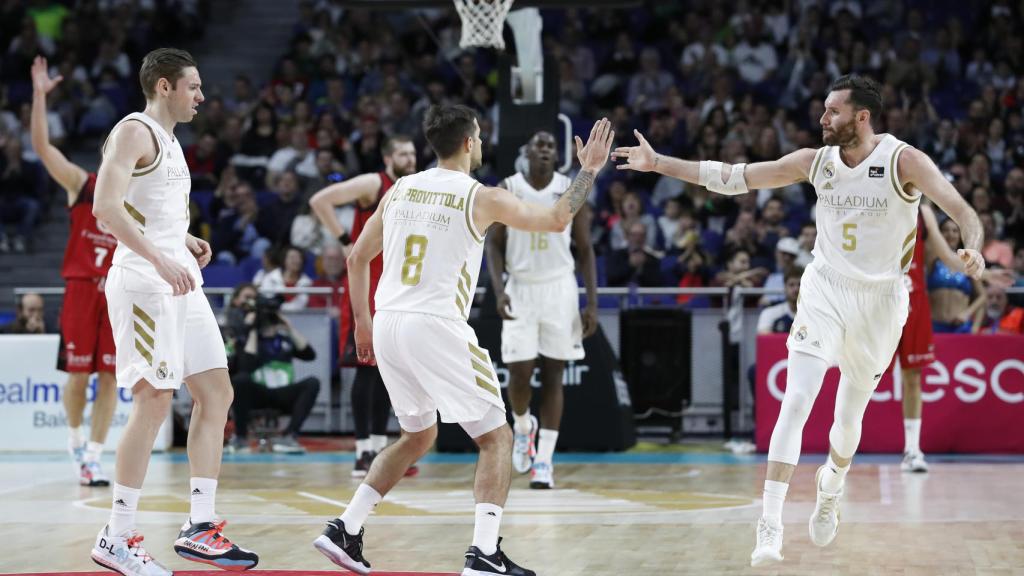 Laprovittola durante un partido con el Real Madrid