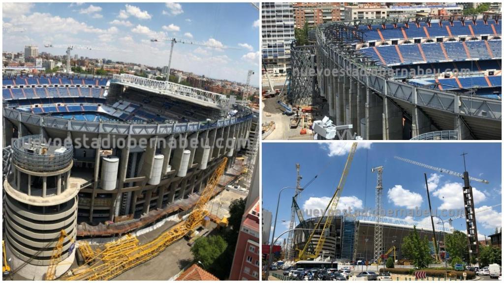 El exterior del Santiago Bernabéu se transforma