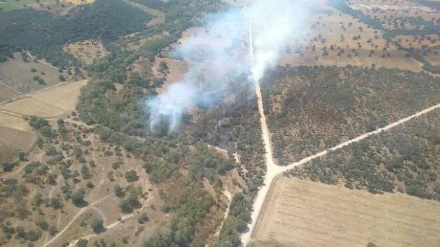 Incendio en Malpica de Tajo que ha sido sofocado en poco tiempo