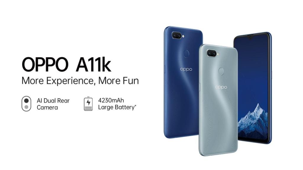 Nuevo OPPO A11k: un gama de entrada con gran batería y muy barato