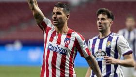 Kike, junto a Vitolo, en un lance del partido. Foto: Laliga.es