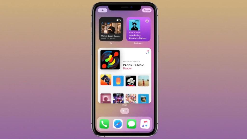 Widgets en iOS 14