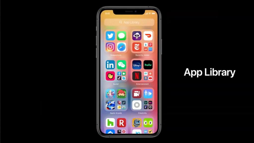 Nueva librería de apps en iOS 14