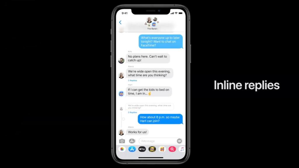 iMessage en iOS 14.