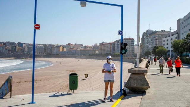 Control de acceso a la playa, ya operativo.