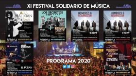 Imagen del programa del Festival Solidario Ciudad de la Raqueta