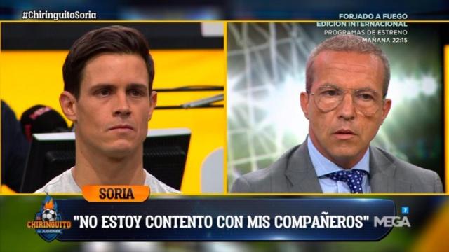 Cristóbal Soria, en El Chiringuito