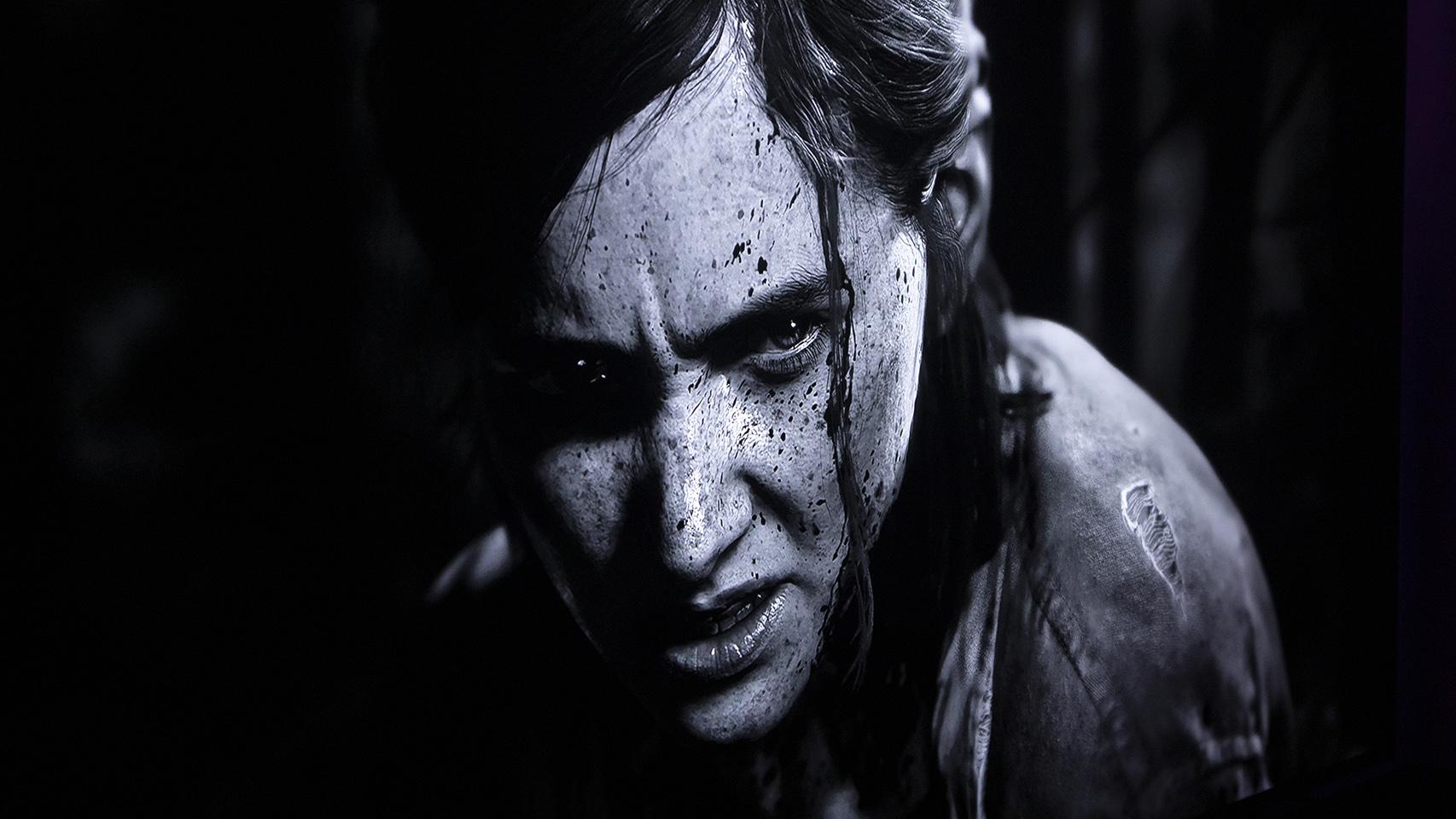 Captura de la pantalla de inicio de The Last of Us Part II.