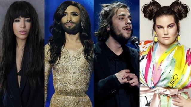 Loreen, Conchita Wurst, Salvador Sobral y Netta