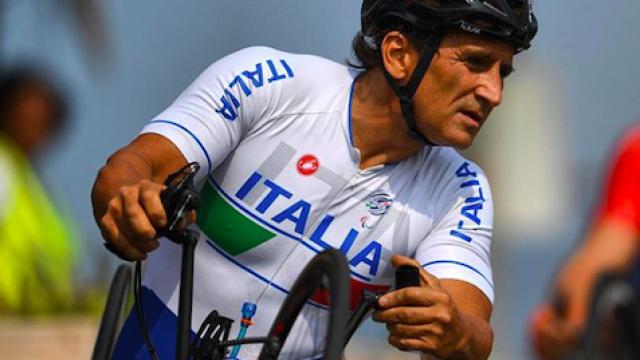 Zanardi sobre su 'handbike'