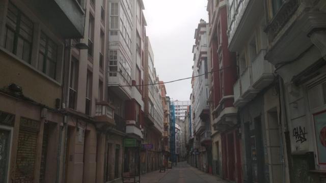 La calle del Orzán, en A Coruña.