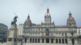La plaza de María Pita, en A Coruña.
