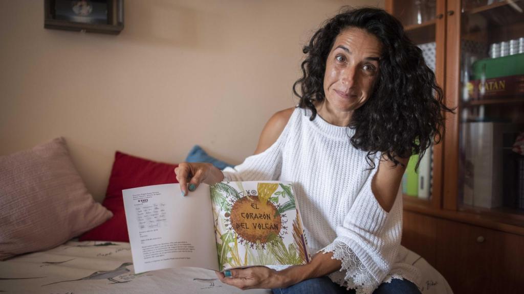 Patricia Ramírez, madre de Gabriel Cruz, en su casa de Almería, este pasado miércoles.