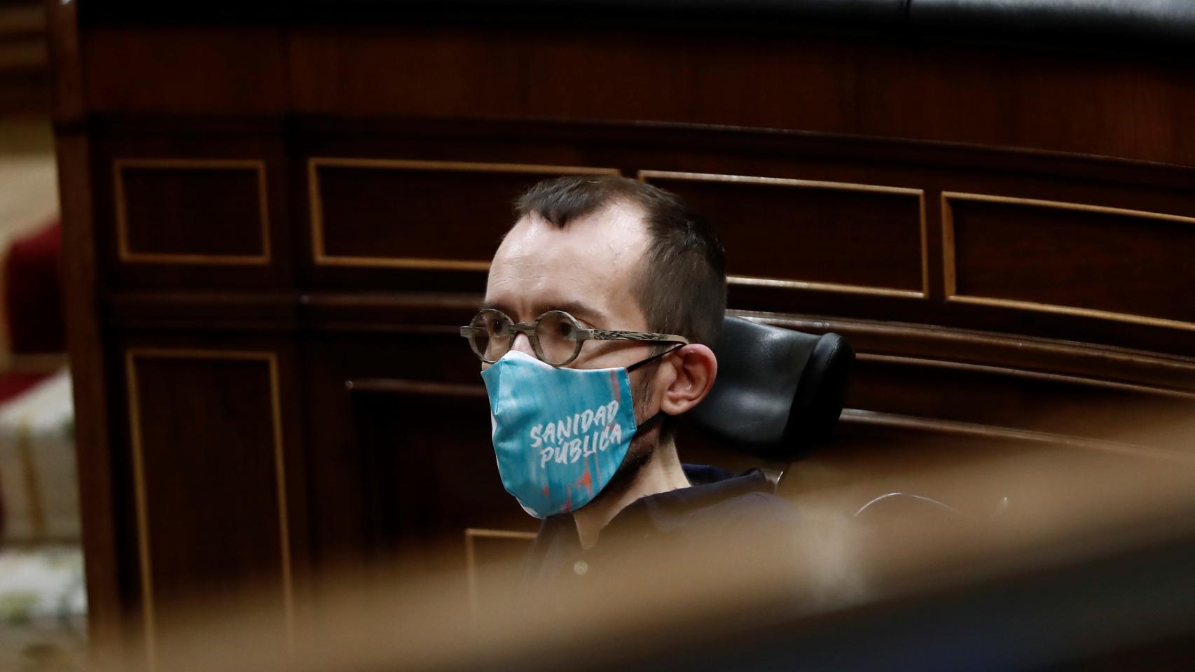 Pablo Echenique, portavoz de Unidas Podemos en el Congreso.