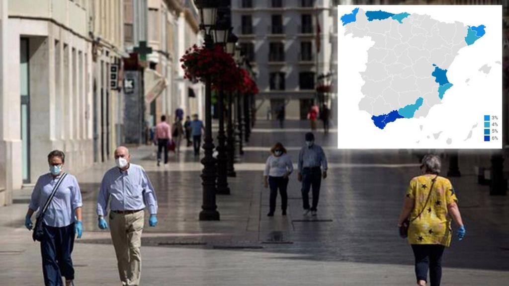 El mapa de las provincias a evitar este verano por el contagio del Covid: de Málaga a Girona