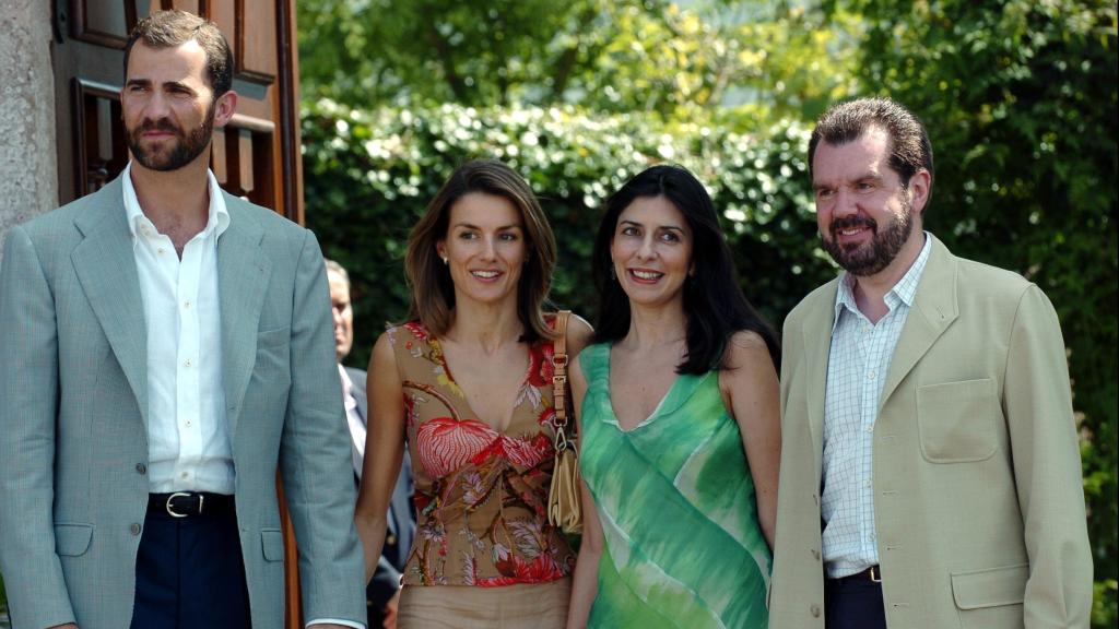 Felipe VI, Letizia, Ana Togores y Jesús Ortiz.