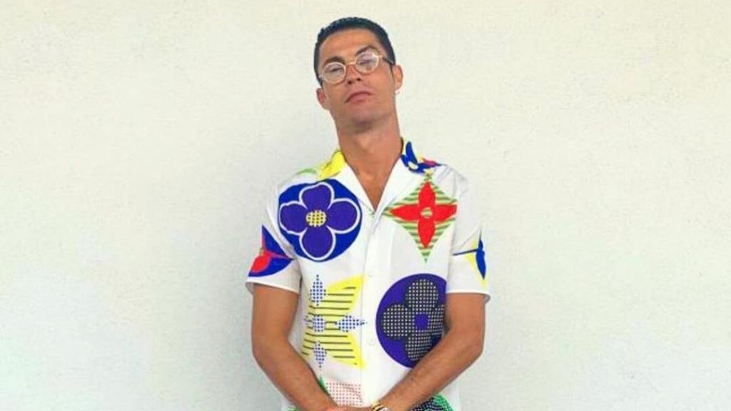 Cristiano Ronaldo y su look más llamativo