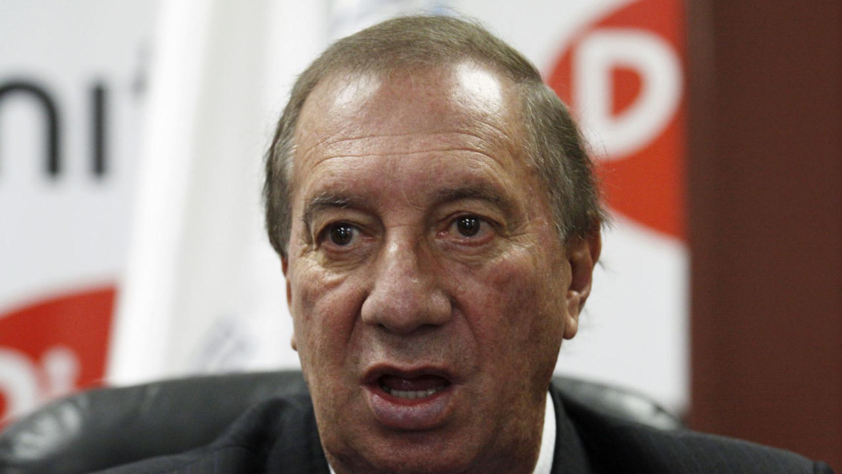 Carlos Salvador Bilardo, durante un acto