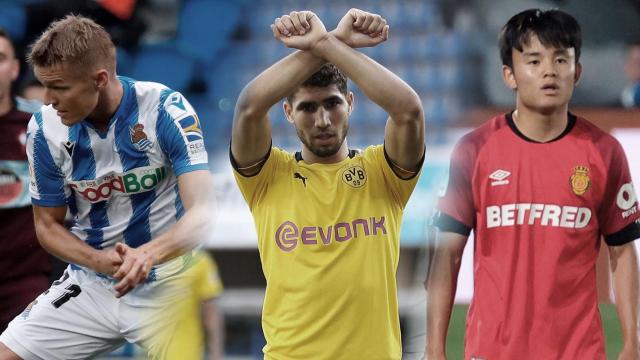 Odegaard, Achraf y Kubo