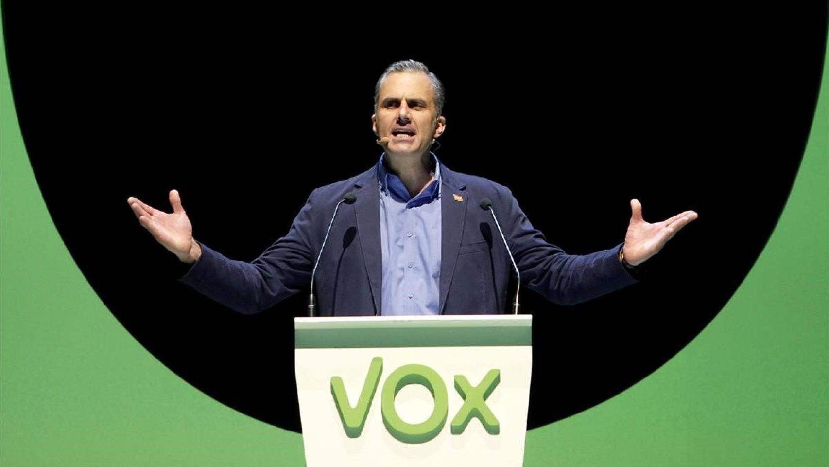 El secretario general de Vox y diputado en el Congreso, Javier Ortega Smith. Efe