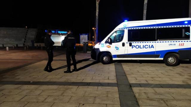 Policía Autonómica en Sanxenxo (imagen de archivo).