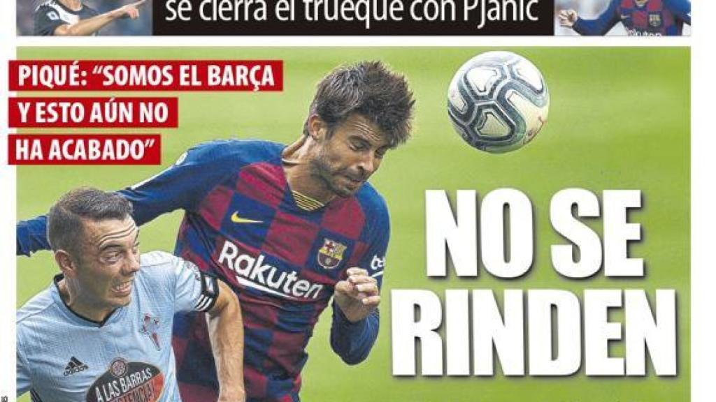 La portada del diario Mundo Deportivo (29/06/2020)