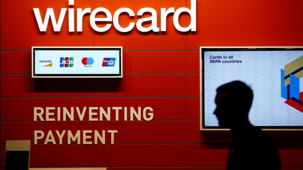 Un panel publicitario de Wirecard en una imagen de archivo.