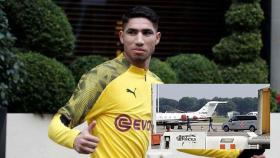 Achraf aterriza en Milán