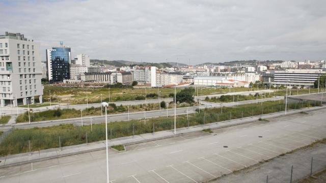 El antiguo parque Ofimático de A Coruña