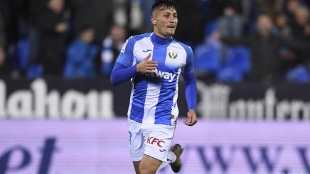 Óscar Rodríguez, durante un partido del Leganés. Foto: cdleganes.com