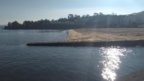 Playa de las Delicias, en Sada.