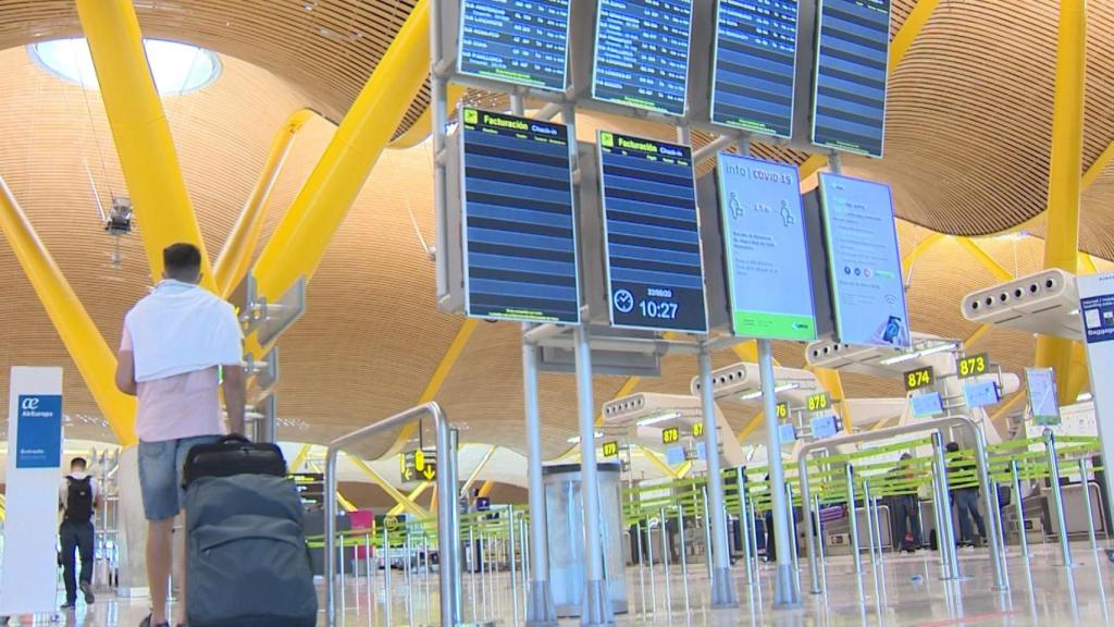 Aeropuerto de Madrid.