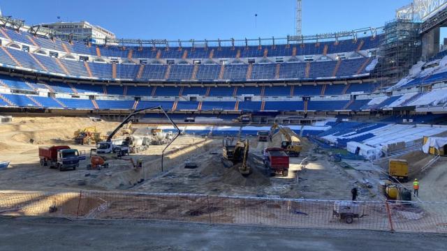 Las obras del Santiago Bernabéu