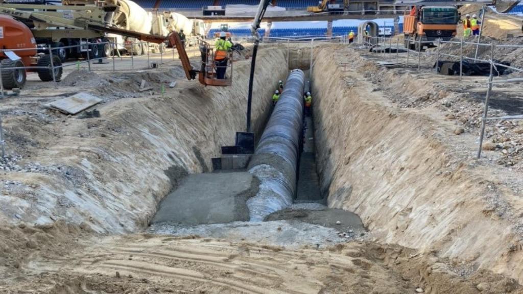 Las obras del Estadio Santiago Bernabéu