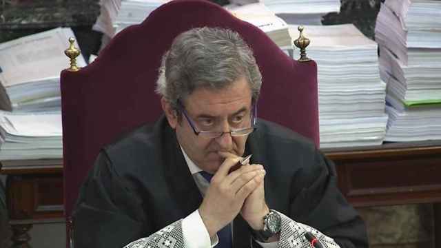 Javier Zaragoza, durante el juicio del 'procés'./