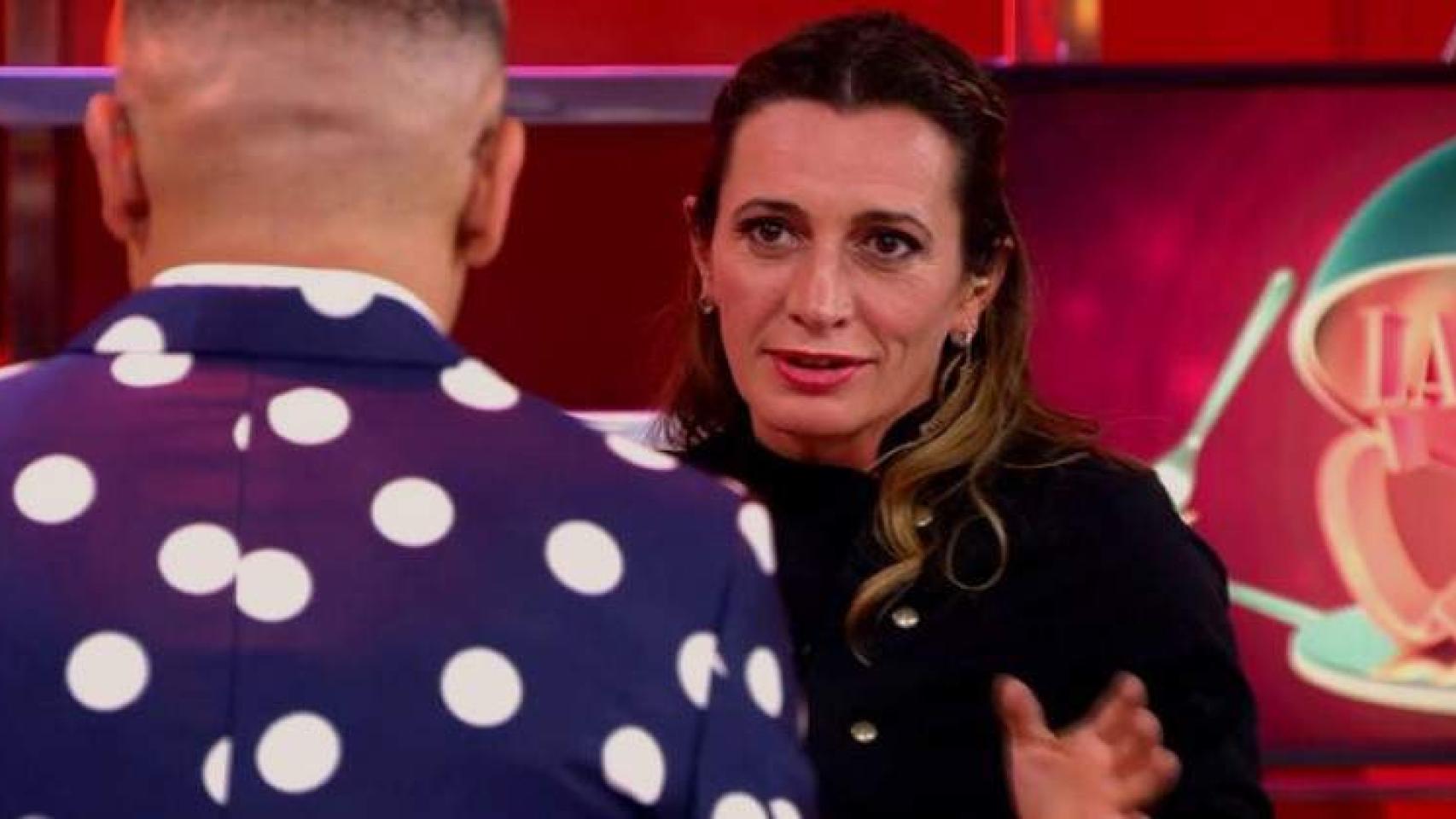 Begoña Rodrigo durante el último programa de 'La última cena'.