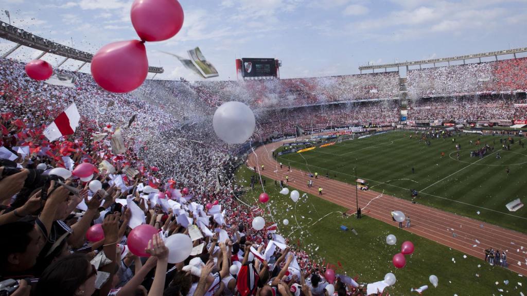 Imagen de un partido de fútbol en Argentina