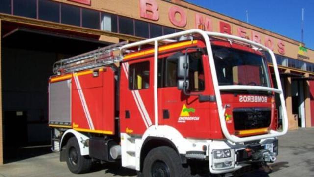 Foto de archivo de un camión de bomberos