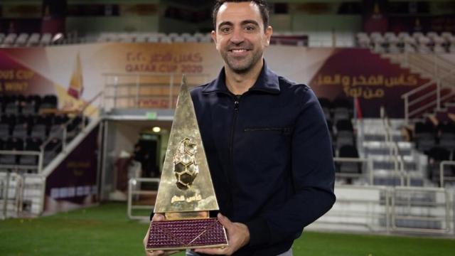 Xavi Hernández, con un título cosechado con el Al Sadd