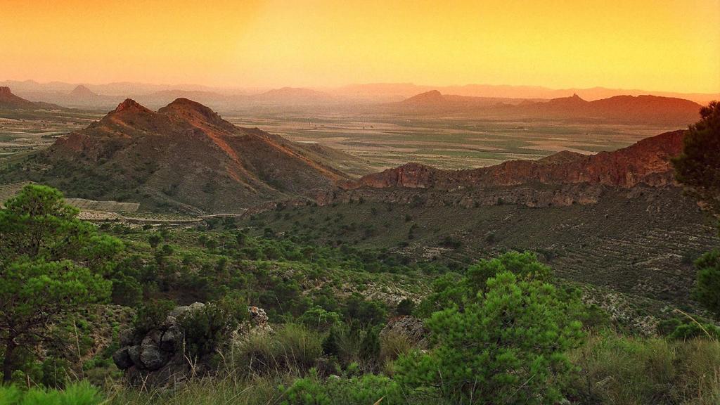 Sierra de Santa Ana, Paisaje de la Buitrera.