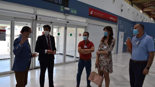 Visita al aeropuerto de Melilla.