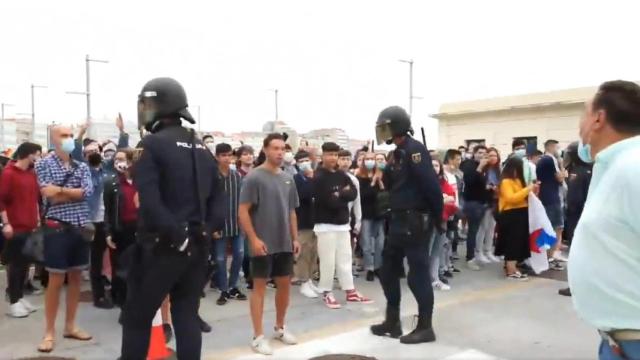 Captura de pantalla del vídeo compartido por VOX de su mitin en A Coruña.