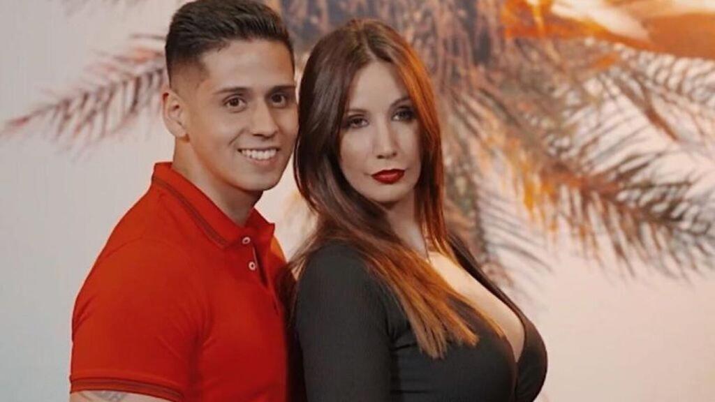 La pareja durante su participación en 'La isla de las tentaciones'.