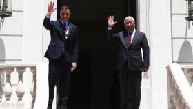 Sánchez tras la reunión con el presidente primer ministro de Portugal, Antonio Costa.