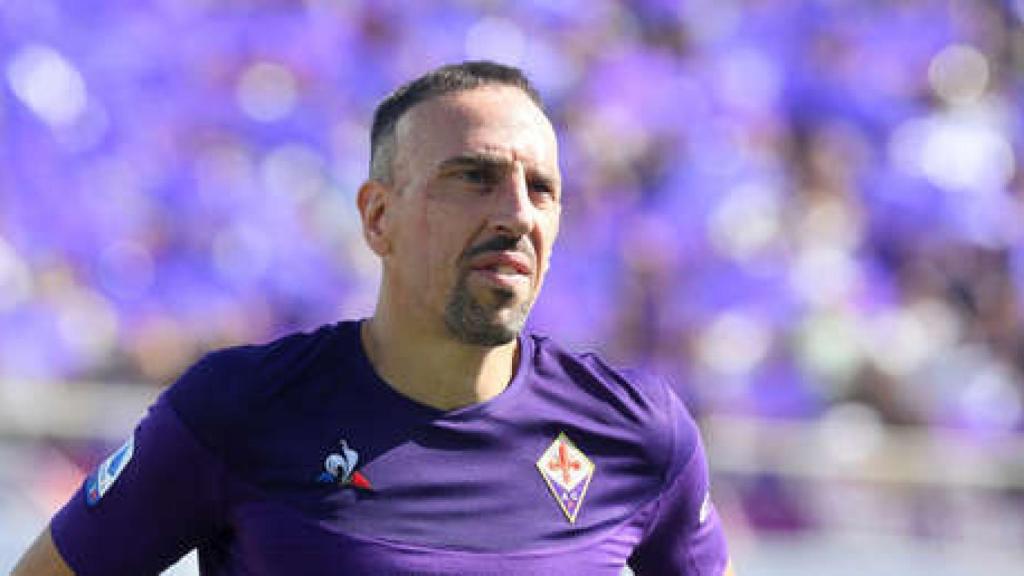 Franck Ribéry, en un partido de la FIorentina