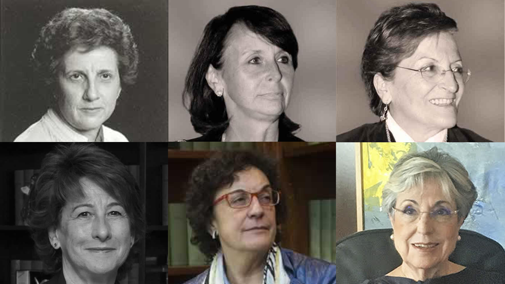 Las únicas seis mujeres que han formado parte del Tribunal Constitucional en 40 años.