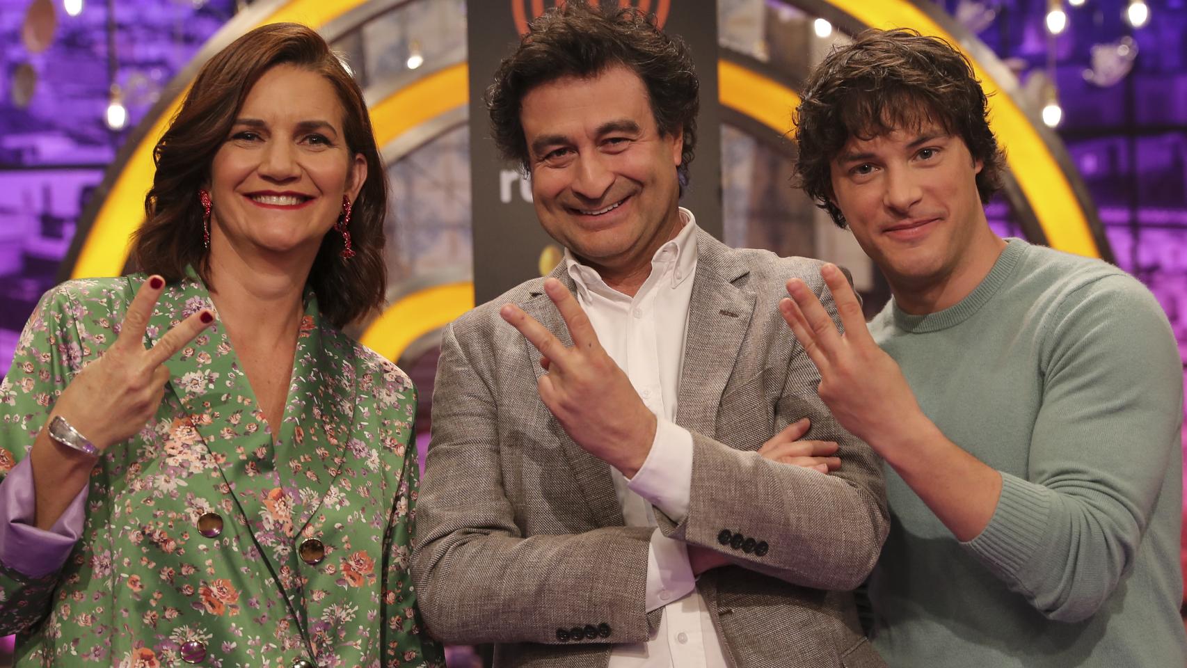 Samantha Vallejo-Nágera, Pepe Rodríguez y Jordi Cruz.