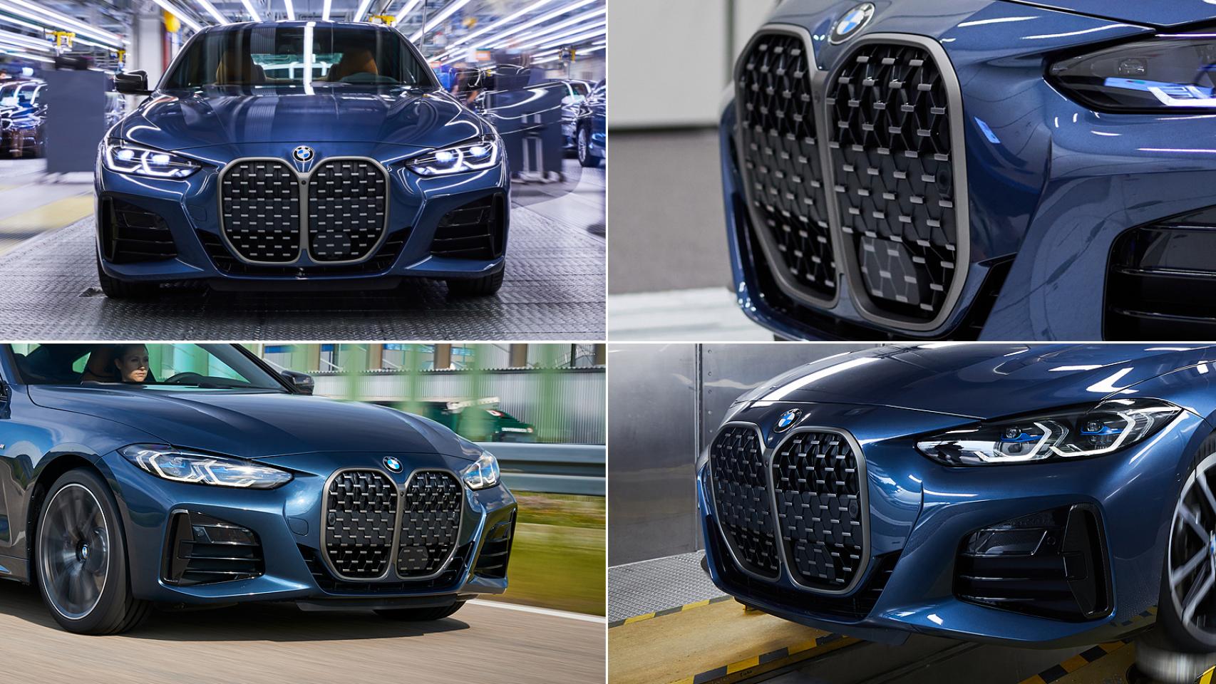 El frontal del nuevo BMW Serie 4 es muy llamativo.