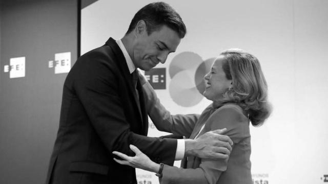 Nadia Calviño y Pedro Sánchez.